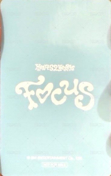 Focus 日咖 特典卡  背面