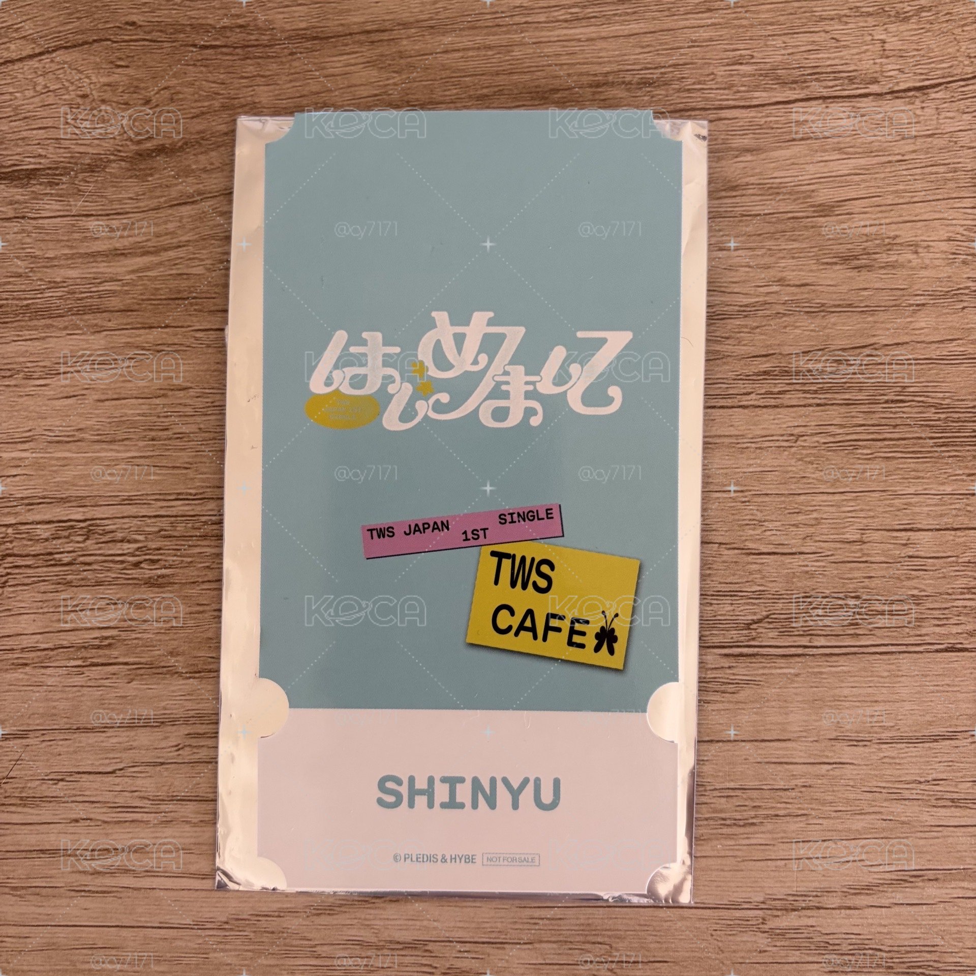 申惟はじめまして 入場卡（有損）
