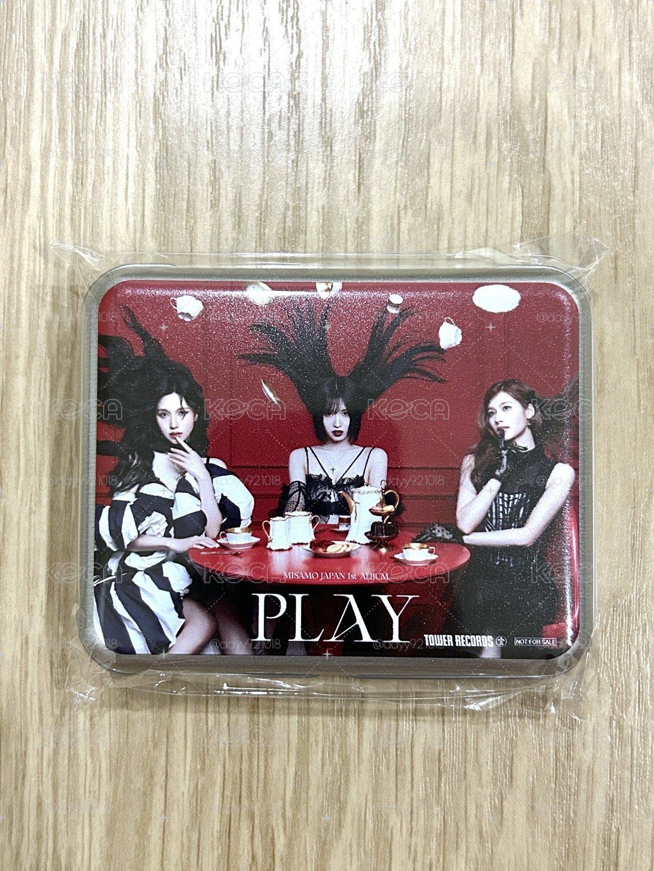 MISAMO PLAY塔店特典收納小鐵盒（三型態同時購入）
