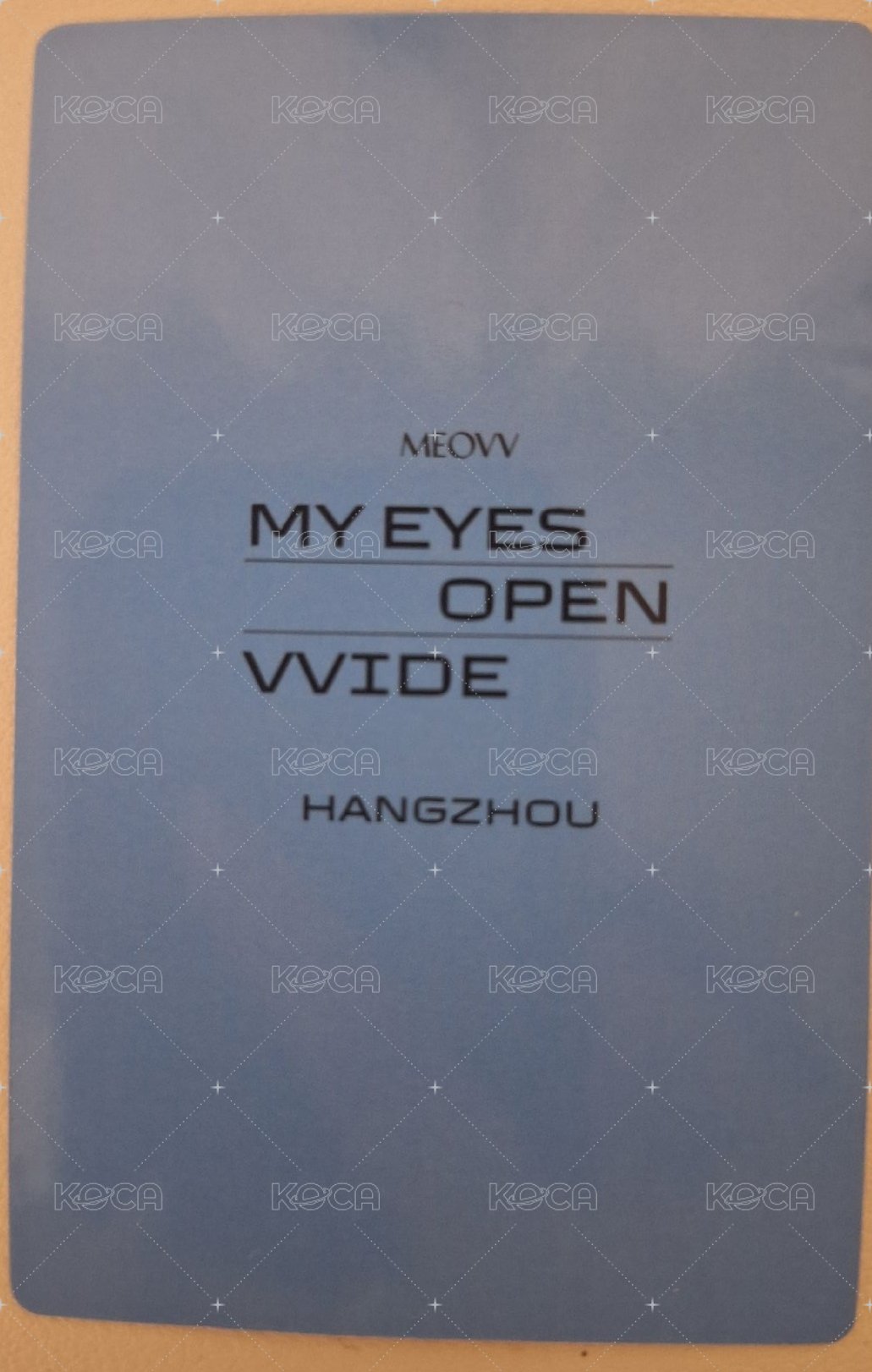 迷一 ArtisynX 入場卡 / 場限卡  背面