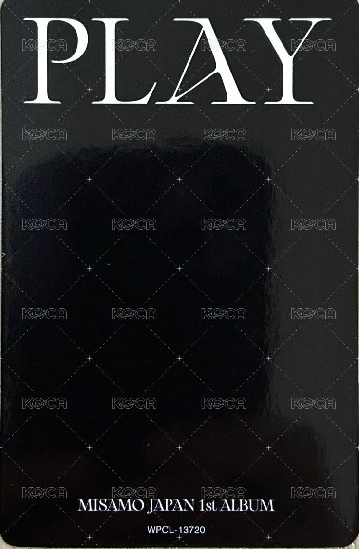 正規一 初回B盤 專輯卡  背面