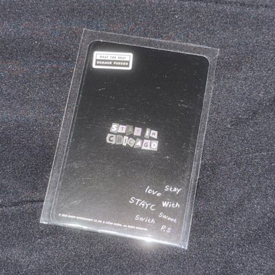 STAYC 芝加哥 快閃店 滿額卡