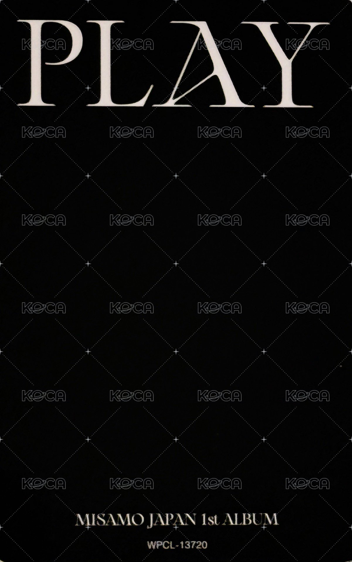 正規一 專輯卡 初回限定盤B 背面