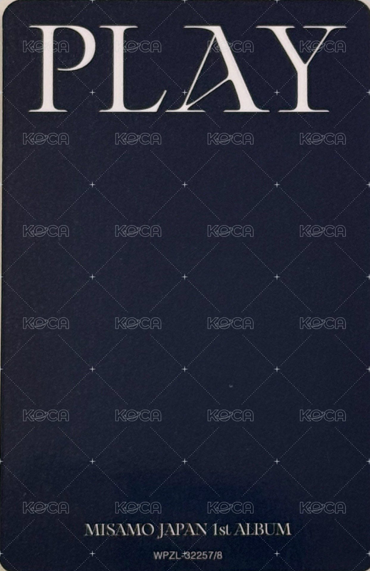 正規一 初回限定B盤 專輯卡  背面