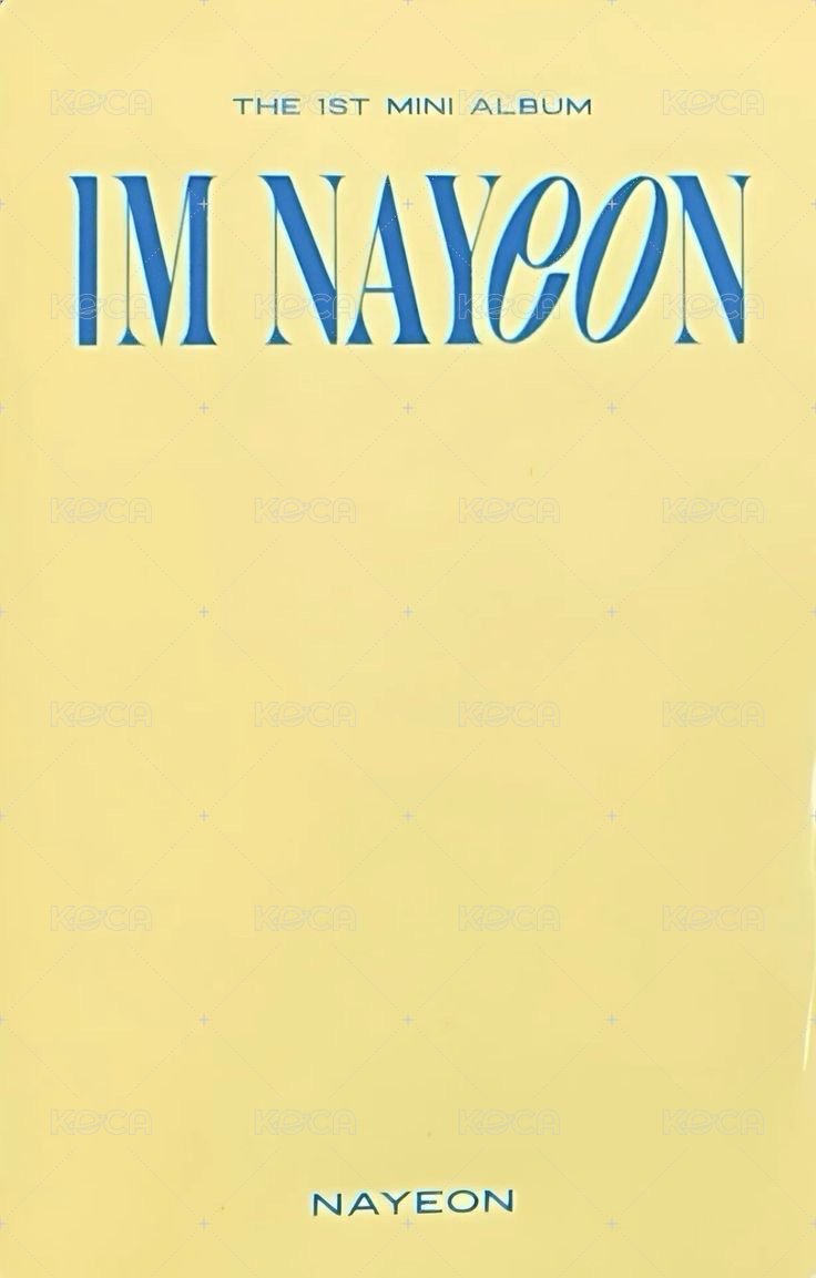 IM NAYEON mp 幸運卡  背面