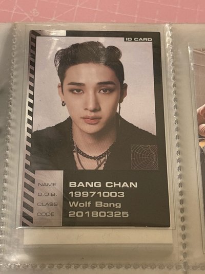 SKZ Bangchan 方燦小卡