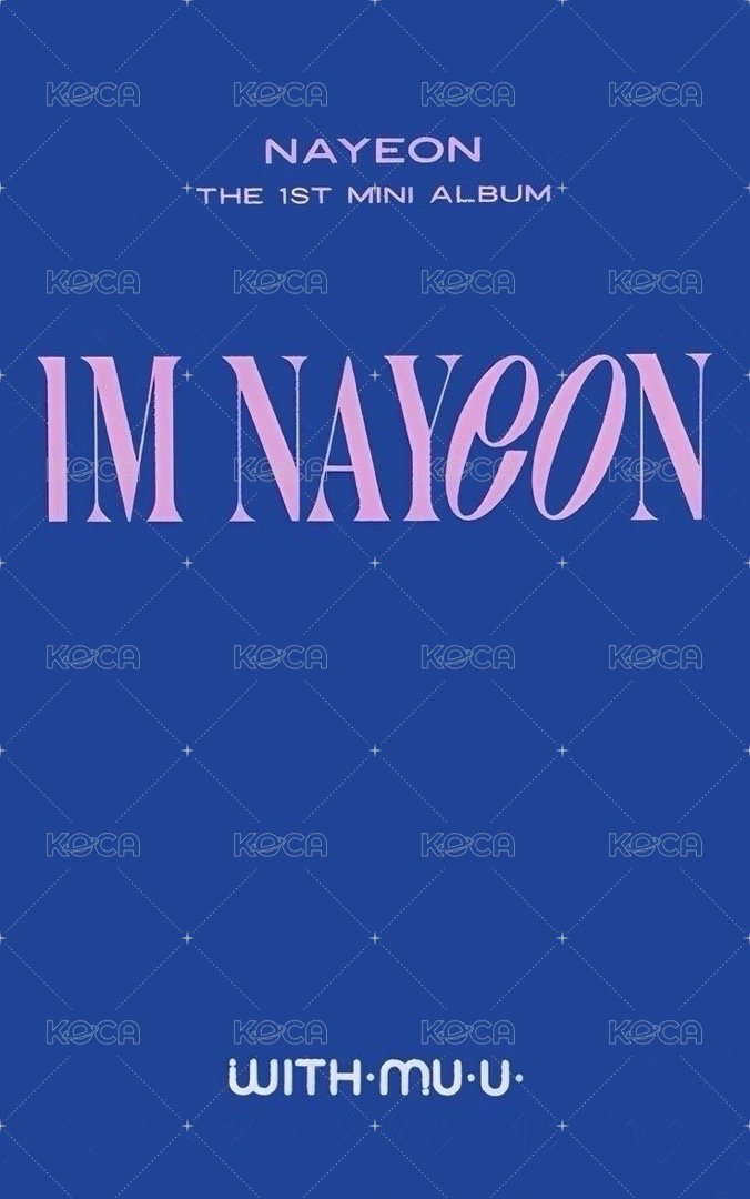 IM NAYEON wm 幸運卡 捧臉娜 背面