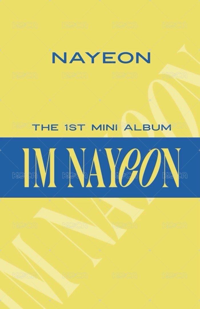 IM NAYEON sw 特典卡  背面