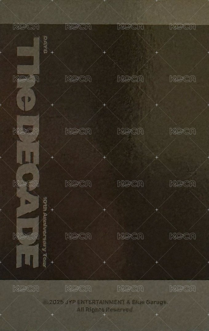 10週年 折疊扇 周邊卡  背面