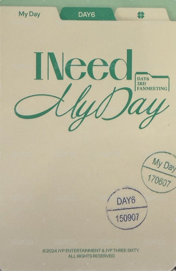 3rd FM 卡冊 周邊卡  背面