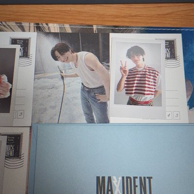 MAX 預售禮情書 拍立得 貼紙 折疊海報