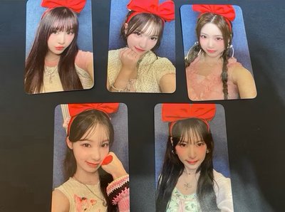 售Rescene 迷你二輯 "Glow Up"Everline 通路特典小卡 成套 EL