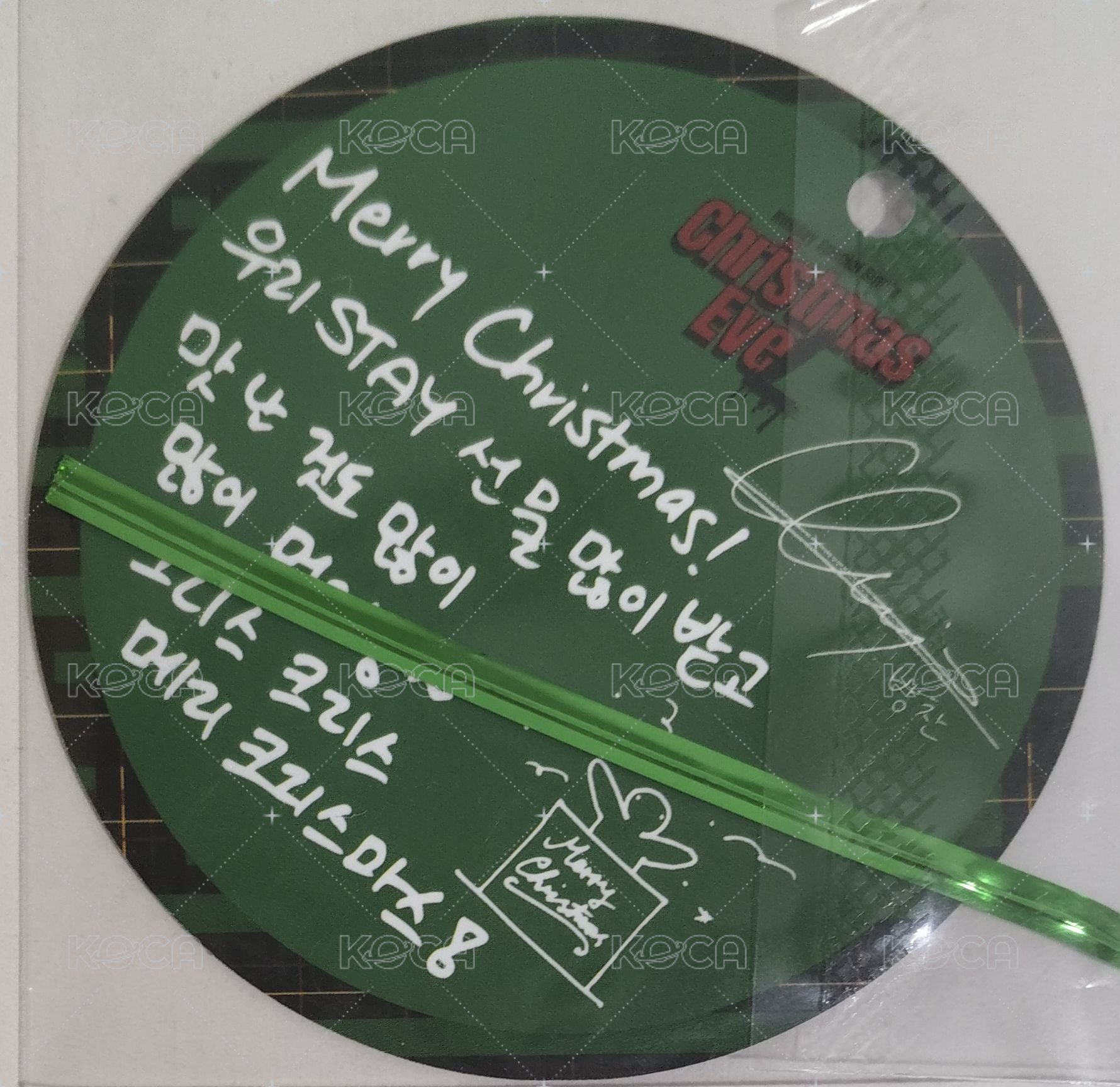 聖誕 sw 幸運卡 掛飾 背面