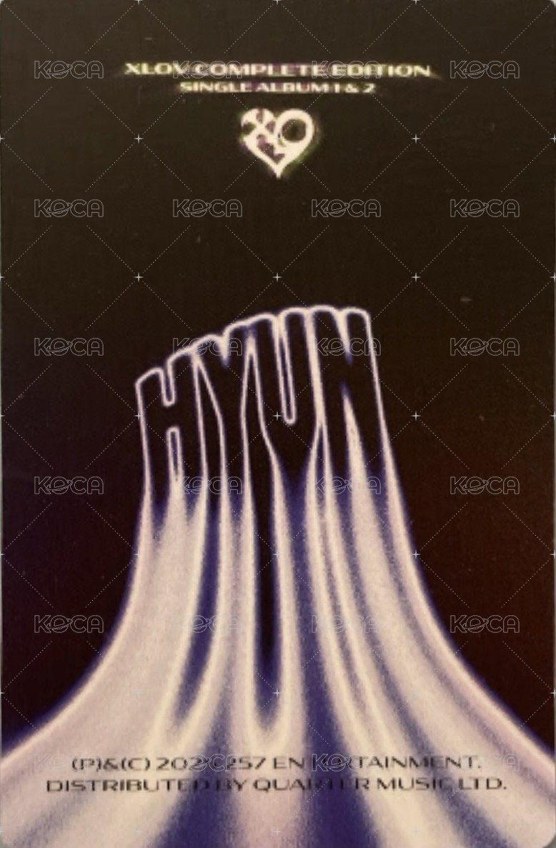 I WILL  專輯卡  背面