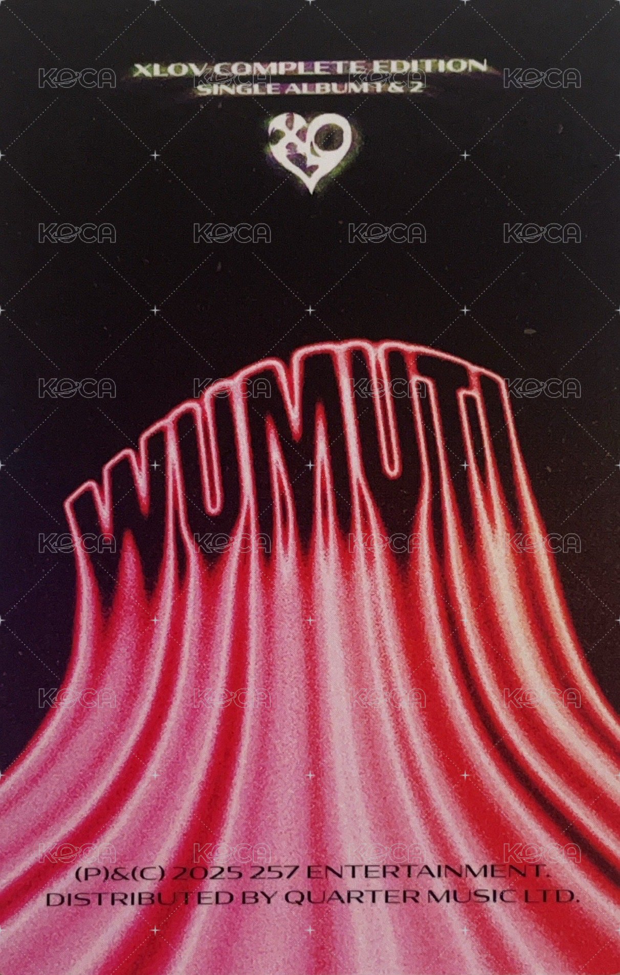 I WILL  專輯卡  背面