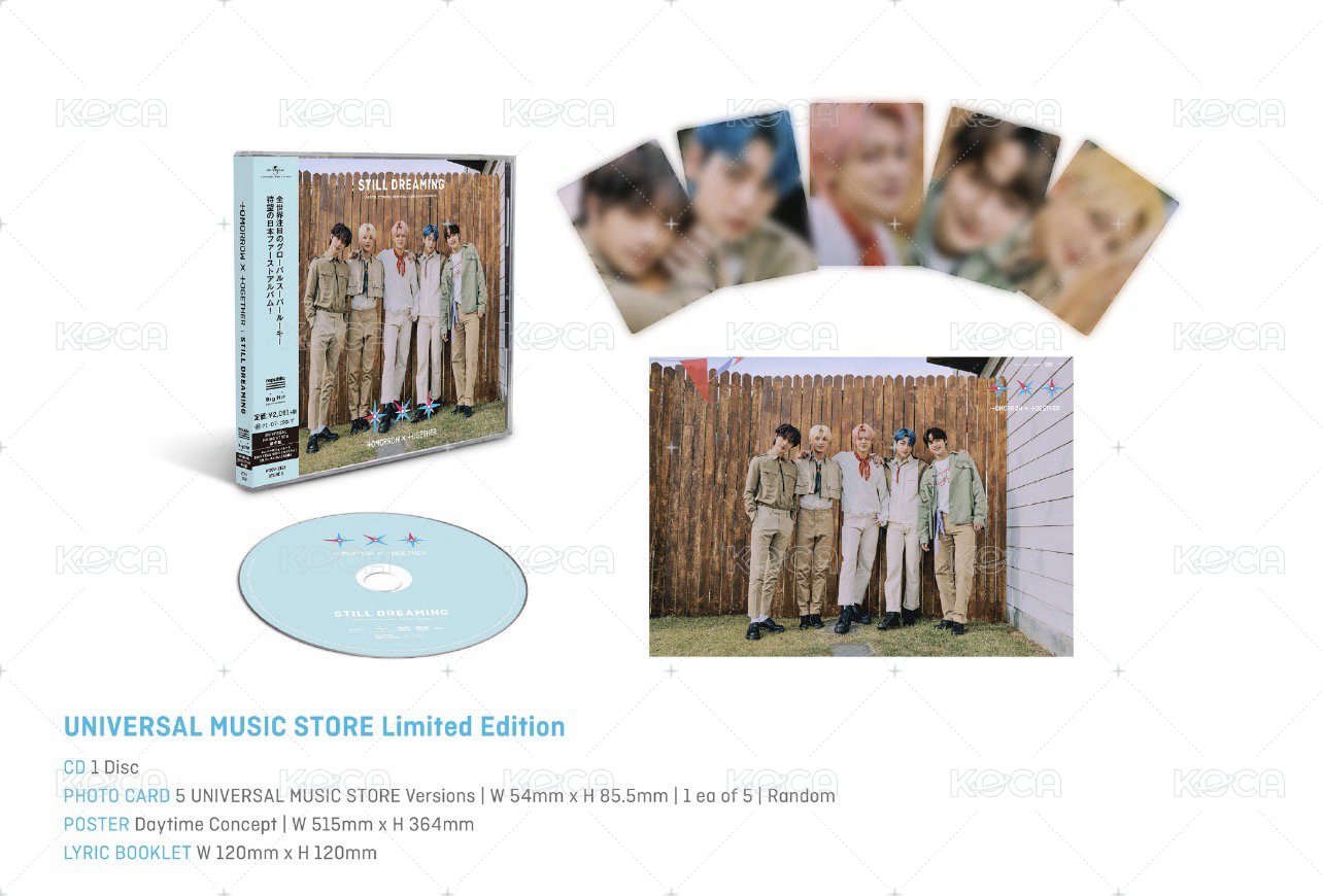 STILL DREAMING 環球 特典卡  背面