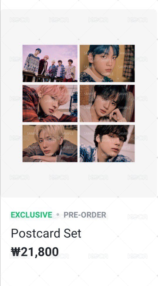 STILL DREAMING wvs 明信片  背面