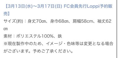 SVT 19年日巡場週外套