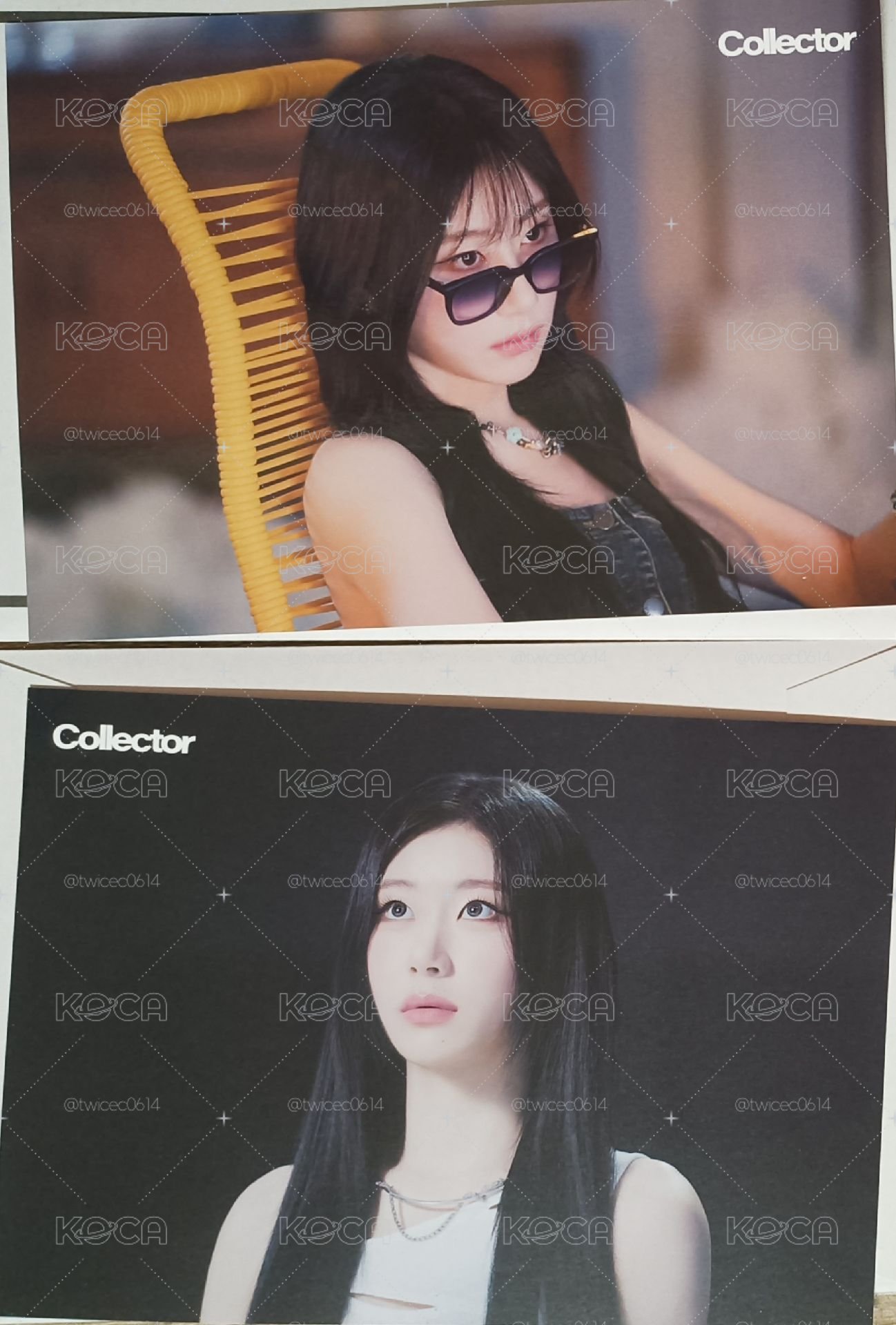 itzy collector 領大卡明信片