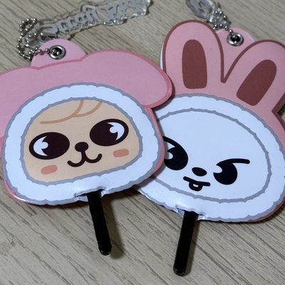 dominATE扇子吊飾 🐰🐶