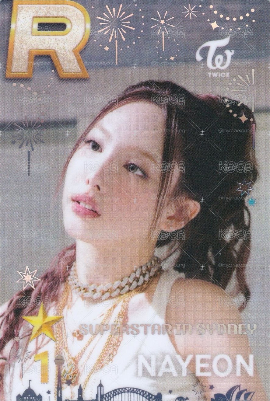 TWICE 娜璉 絕版 雪梨 遊戲卡 可議價！