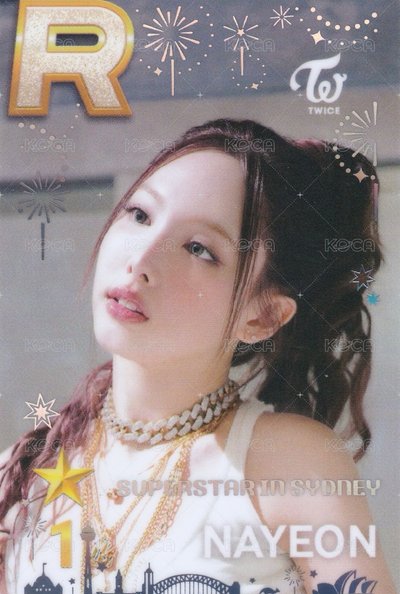 TWICE SANA 絕版 雪梨 SUPERSTAR IN SYDNEY 遊戲卡