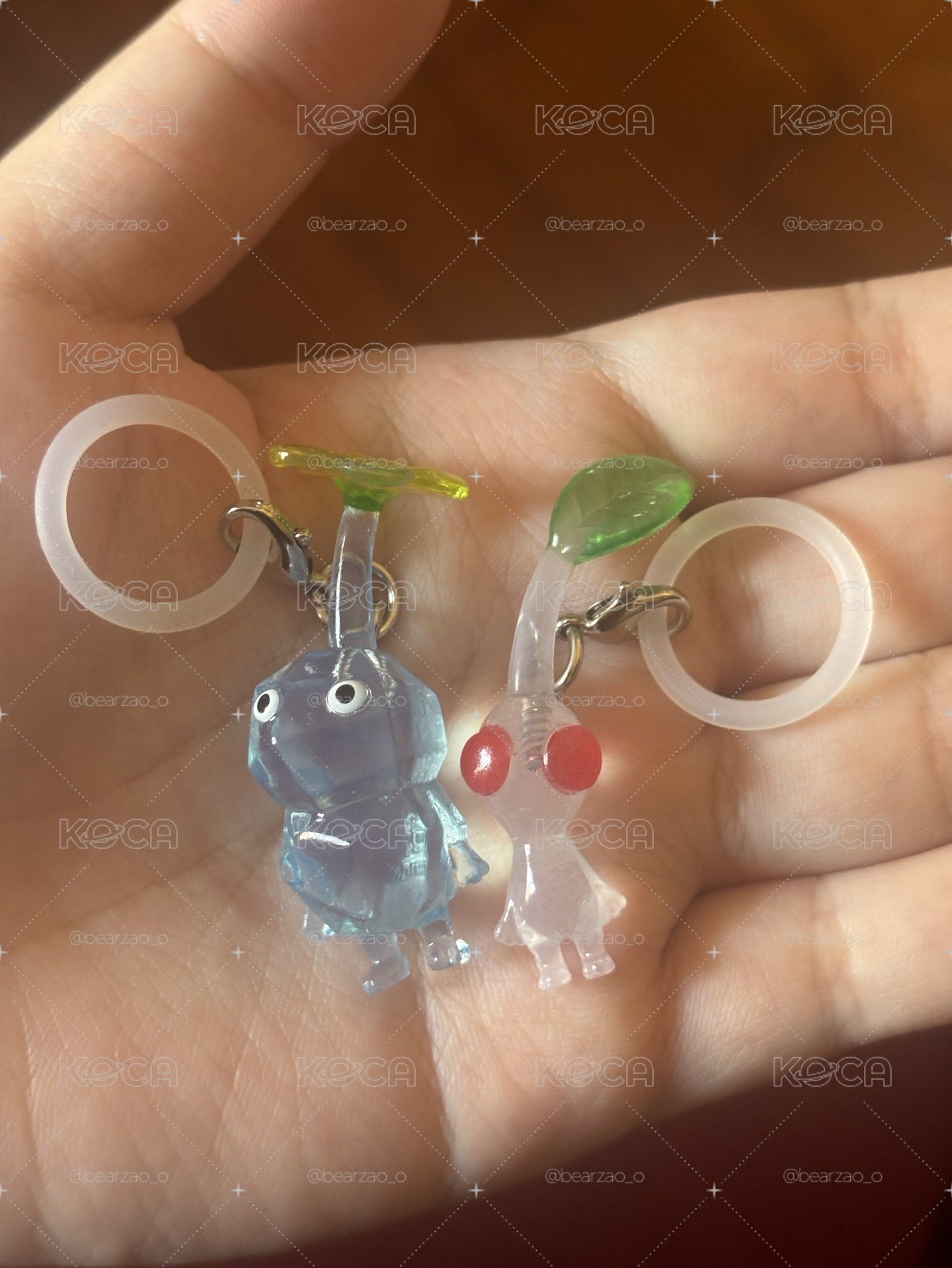皮克敏扭蛋 白冰冰組合