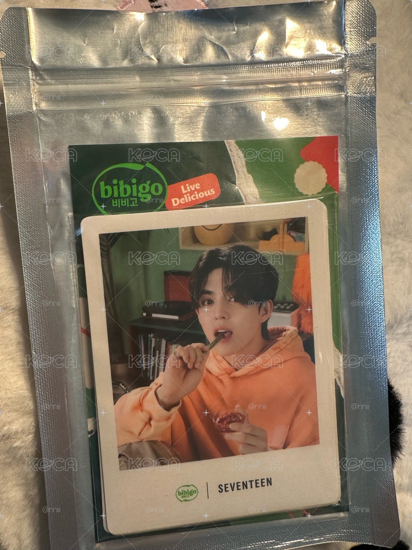 （全新未拆）seventeen bibigo拍立得大卡（整套）