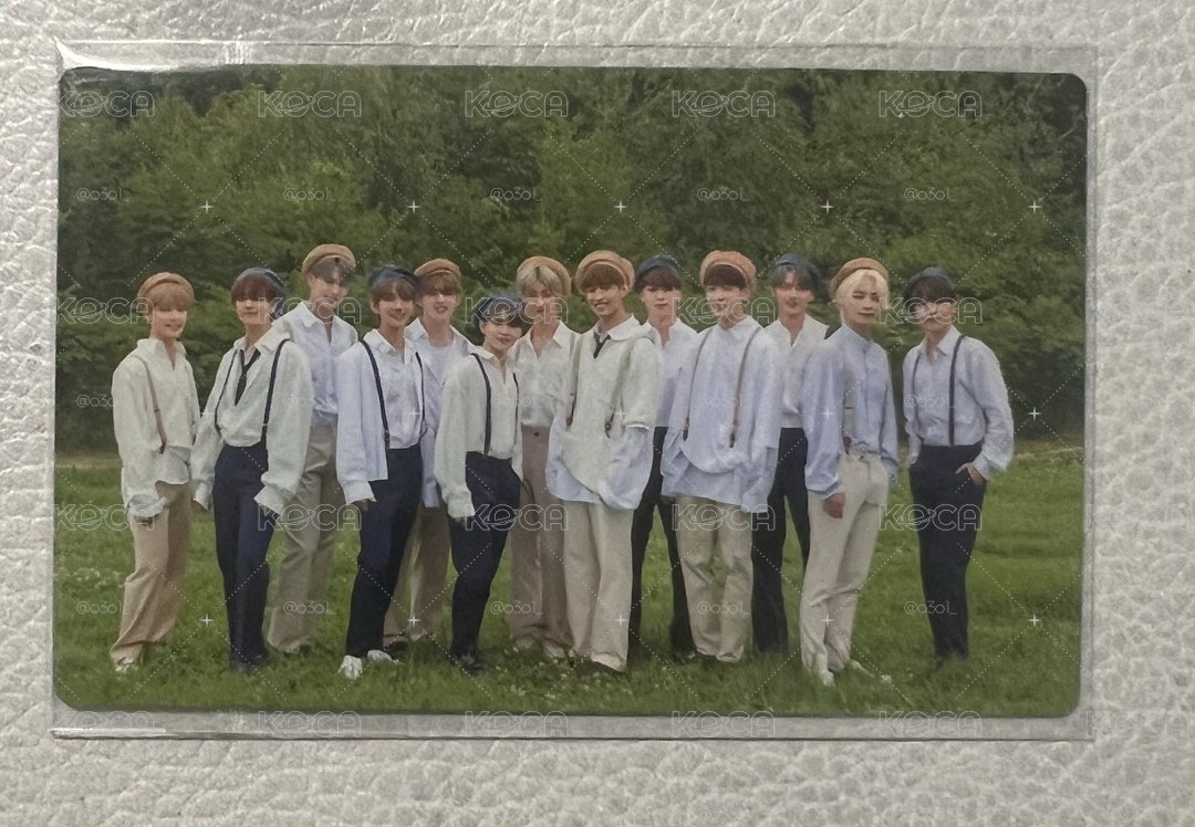 seventeen 貝雷帽 團卡 正三 特典卡