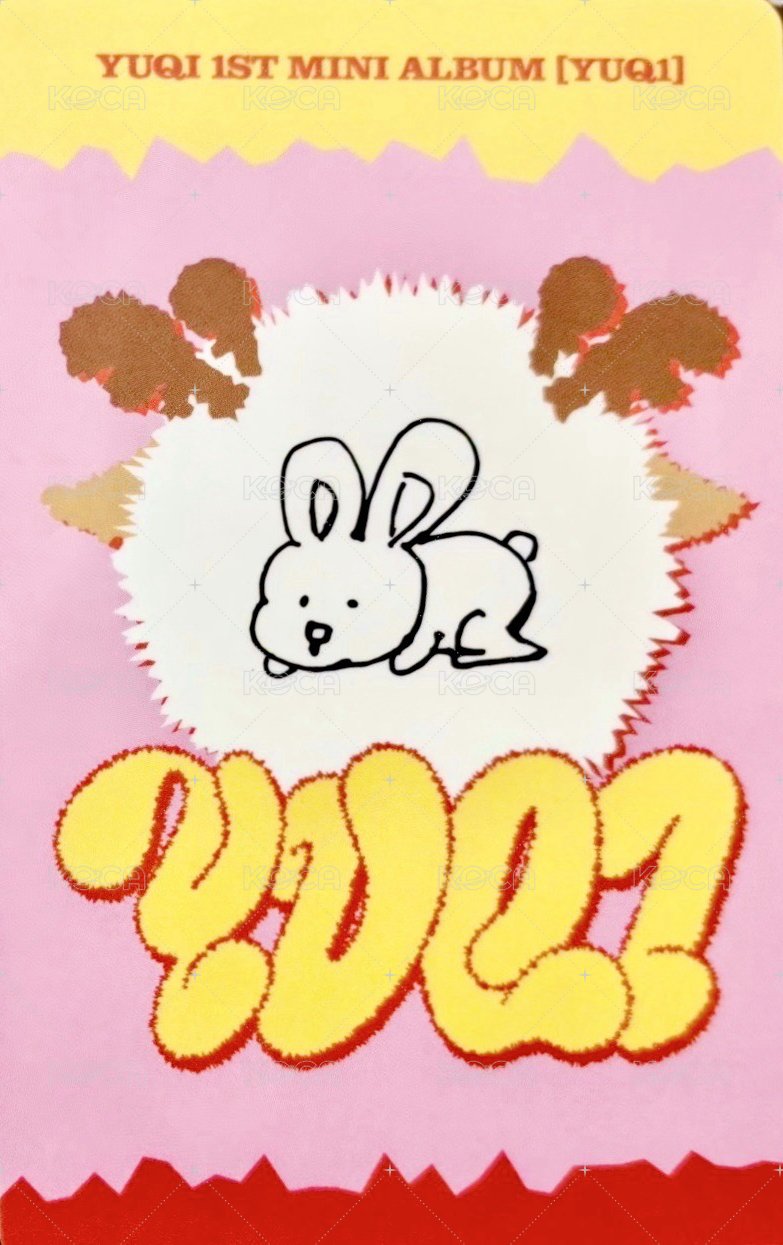 YUQ1 yzy 4.0 簽售卡  背面