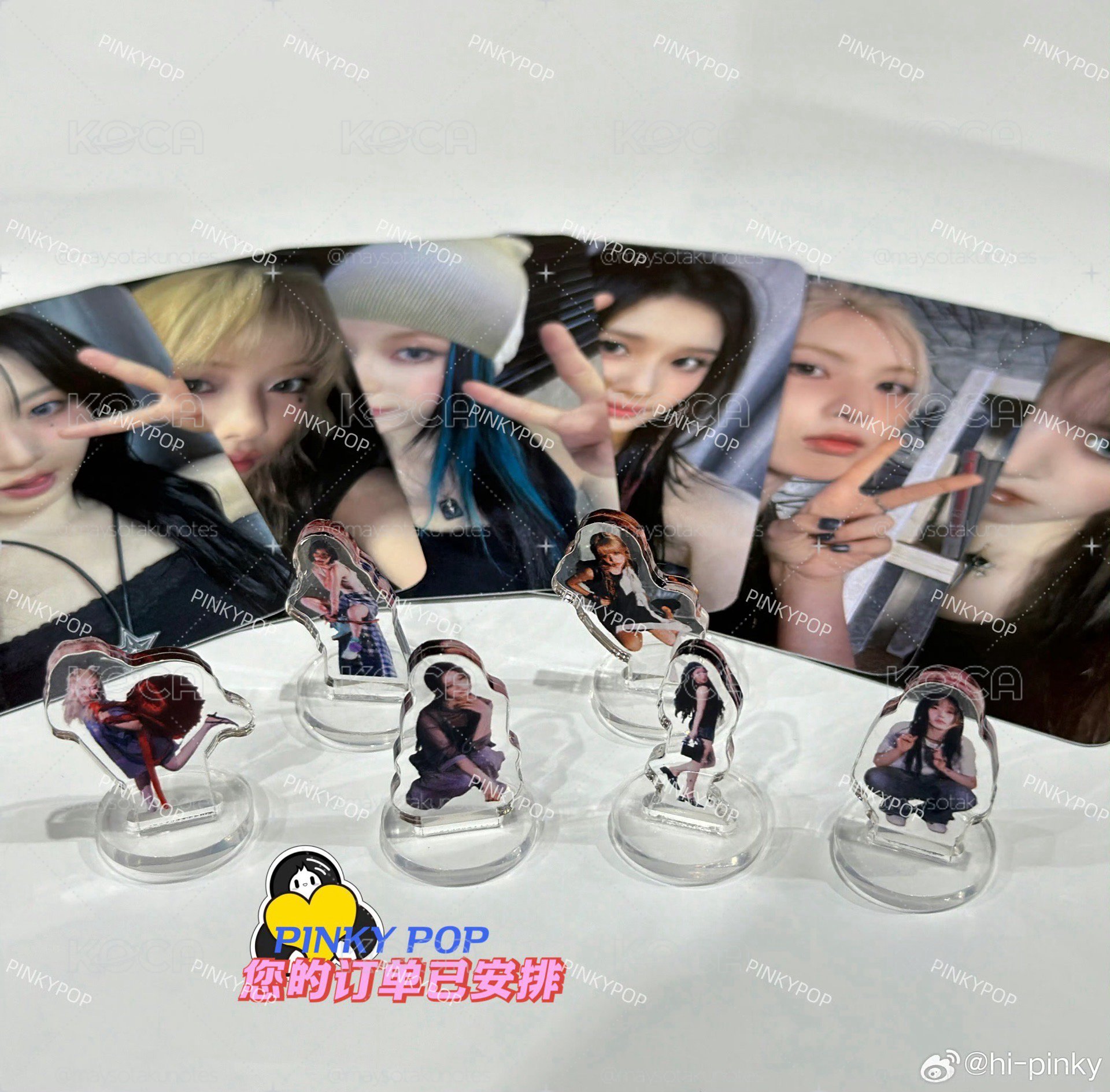 NMIXX STICK OUT PINKYPOP預售禮 迷你立牌