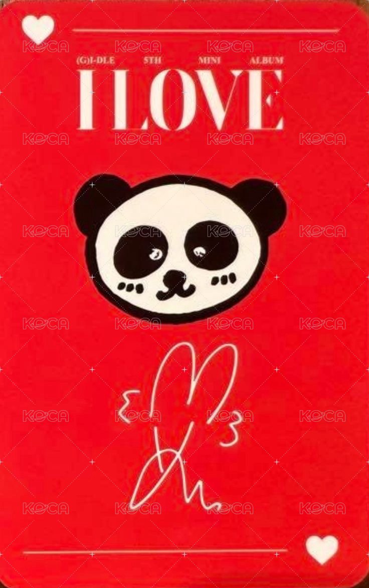 I LOVE sr 2.0 簽售卡  背面