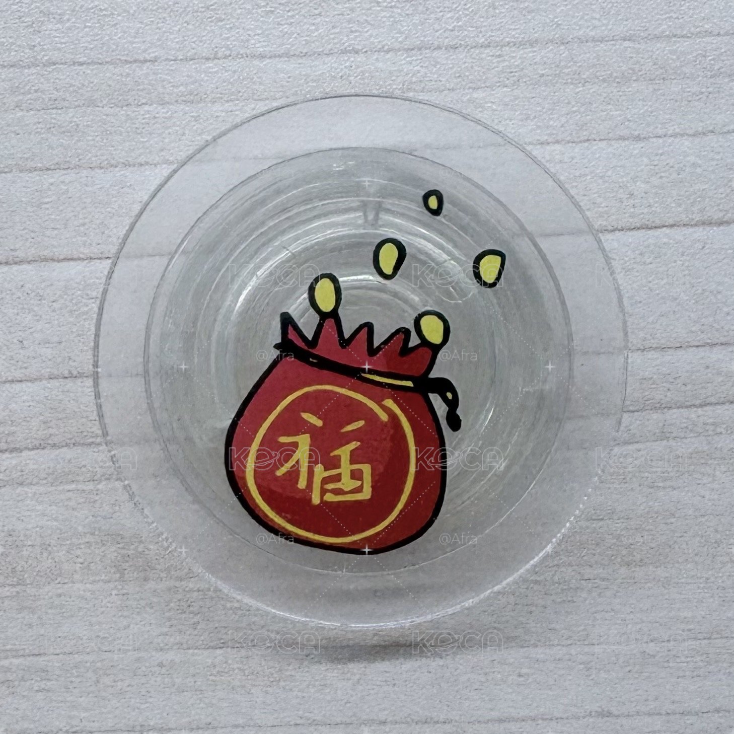 妮的手繪福袋手機支架
