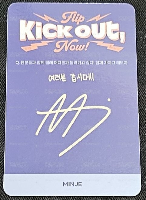 KickFlip 成員 崔旻帝 (Minje / 최민제)