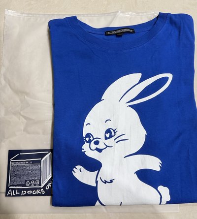 NewJeans tokki藍色T恤 L size