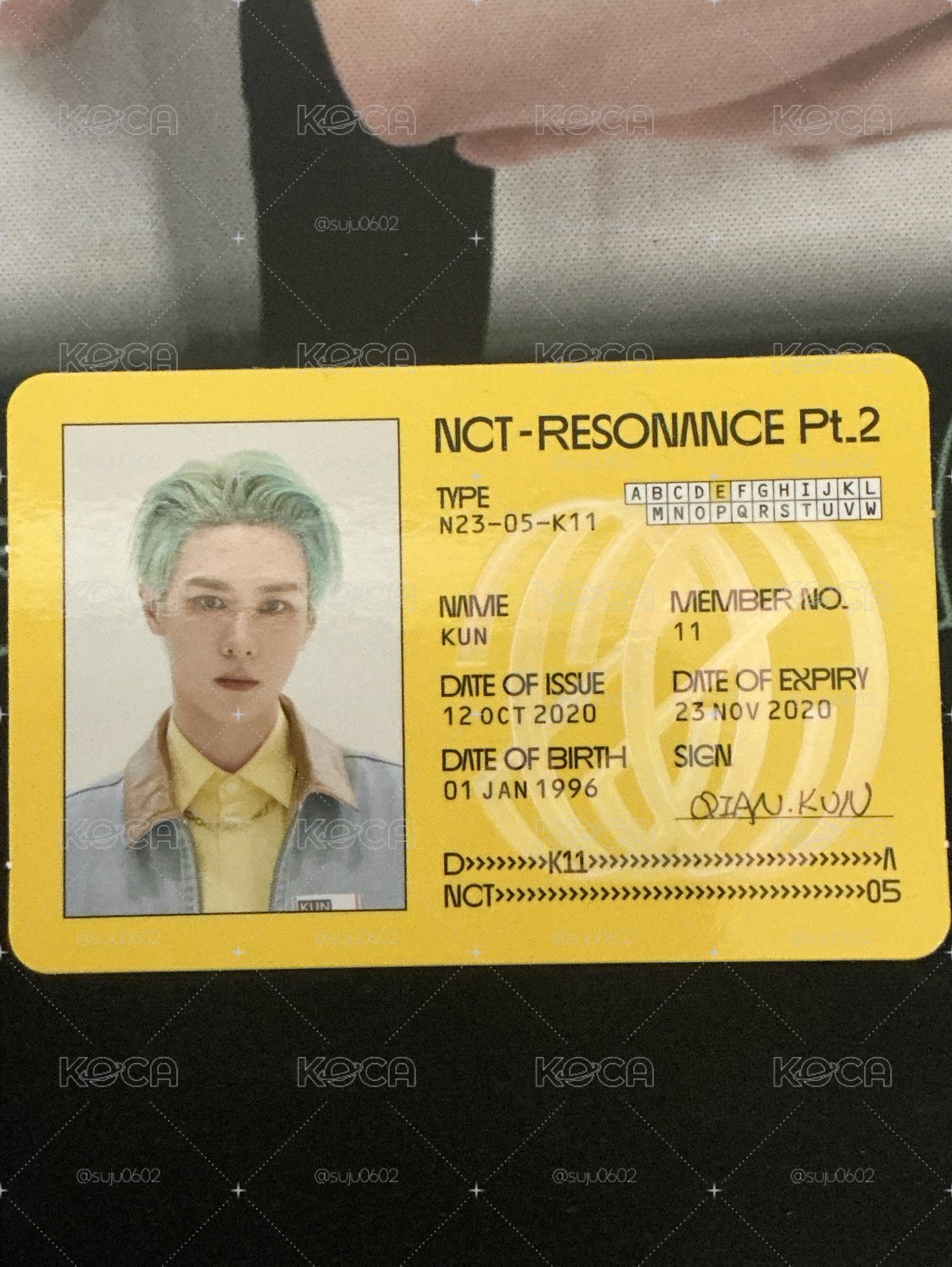 NCT 大隊專ID卡