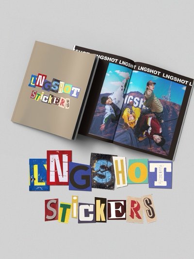 預購｜LNGSHOT STICKERS貼紙書（含小卡）