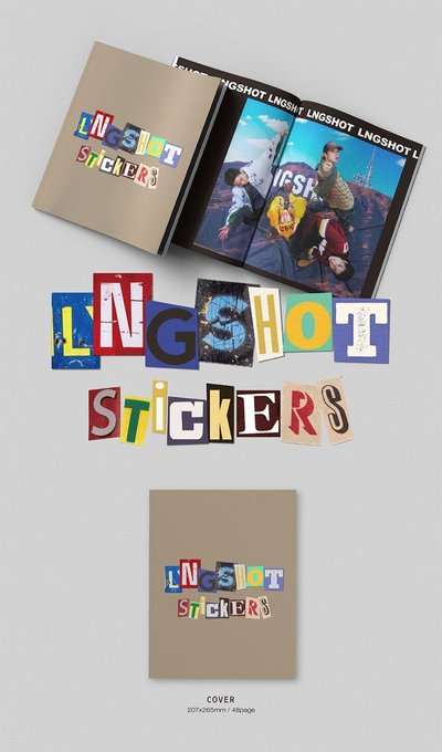 （預購）LNGSHOT 貼紙寫真書