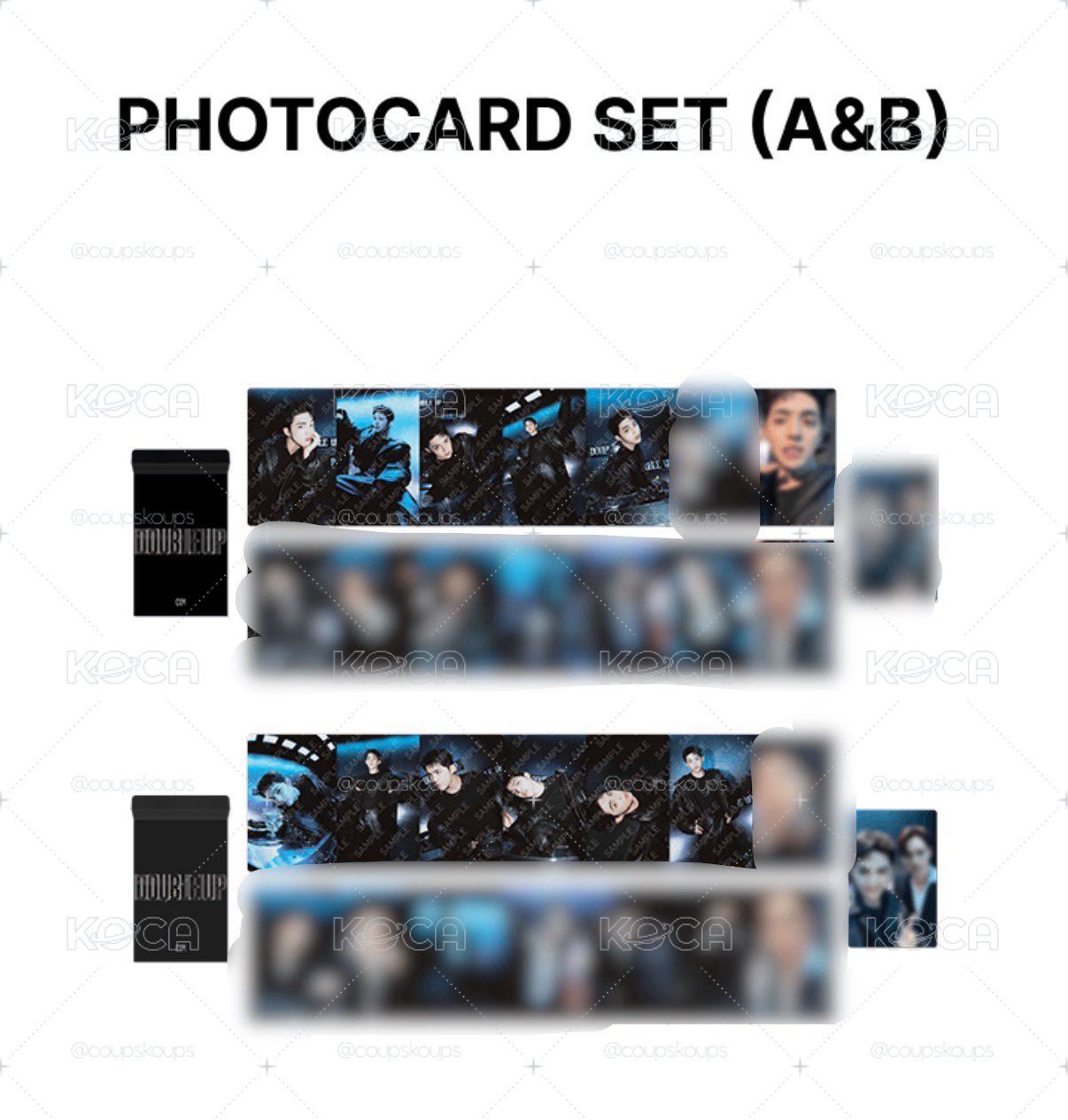 CxM DOUBLE UP photocard 喆小卡組