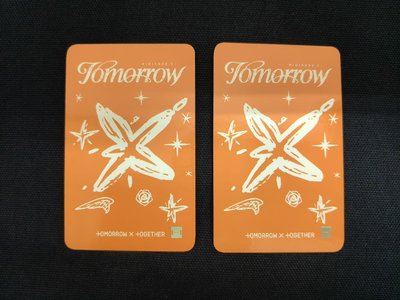 TXT 迷你六輯 TOMORROW M2U 2.0 特典 小卡 幸運卡 然竣 杋圭 圖上兩張一起售