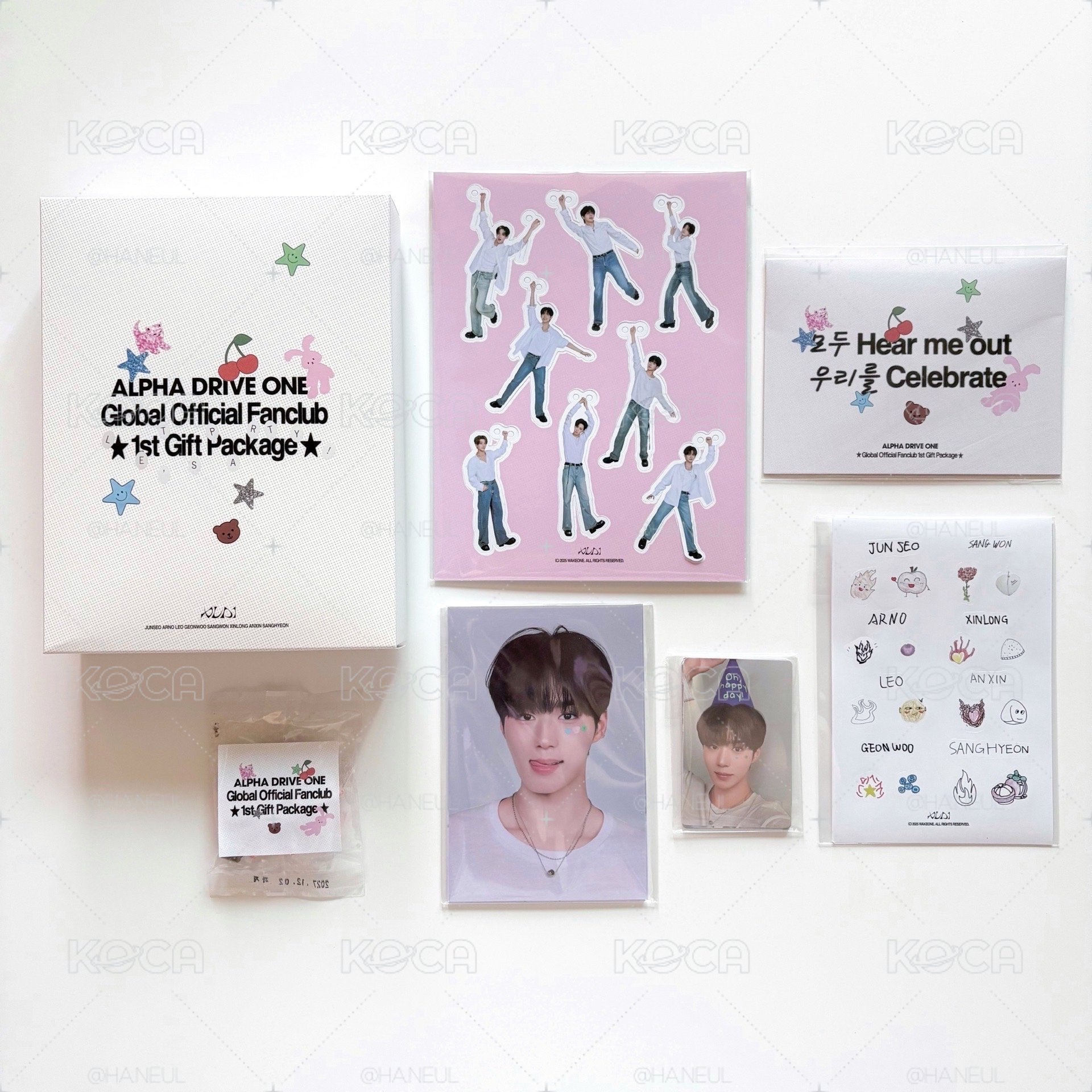ALPHA DRIVE ONE Global Official Fanclub 會員禮整組