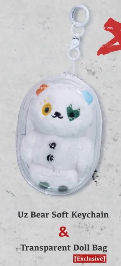 吊飾uz熊小盤