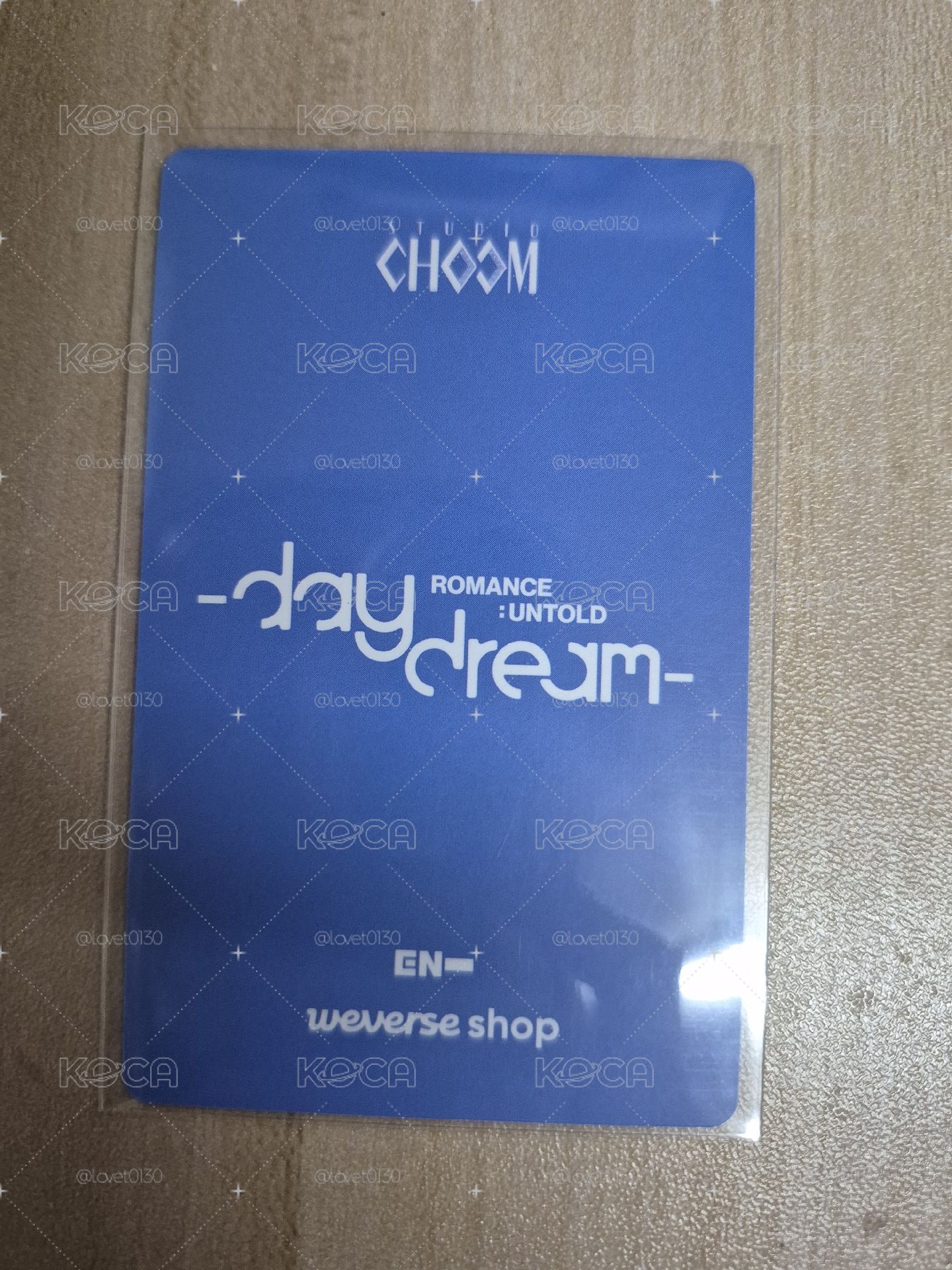 朴綜星 正二後續SC特典卡