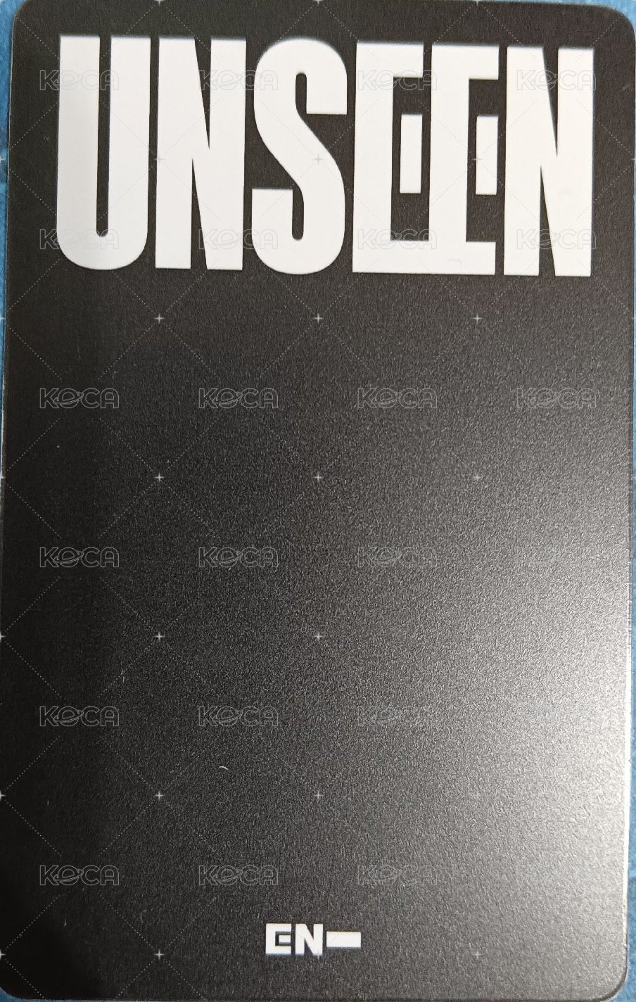 UNSEEN 入場卡 / 場限卡  背面