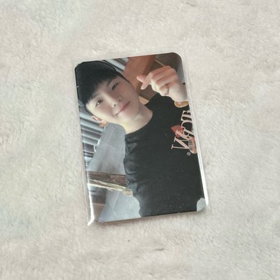 SEVENTEEN WOOZI 正四後續 台灣簽售特典卡 中文卡背