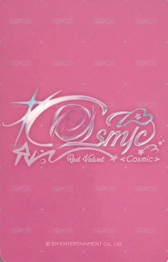 Cosmic ms 幸運卡  背面