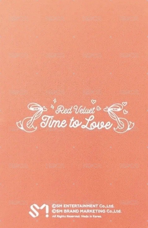 Time To Love 周邊卡 化妝包姐 背面