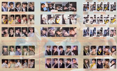 迷六 竣明信片/彬貼紙 可交換