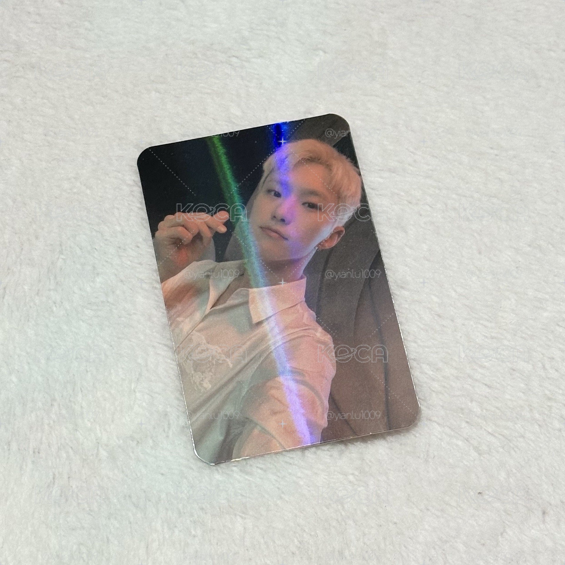 SEVENTEEN HOSHI 正四 台灣簽售特典卡 中文卡背