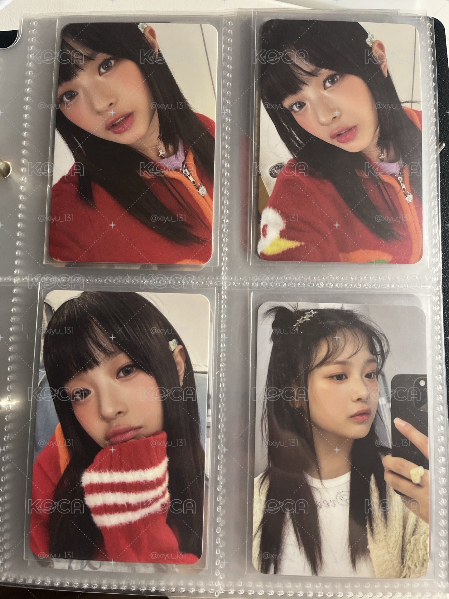 hanni24年年曆卡